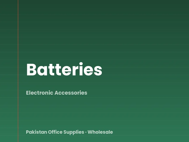 Batteries