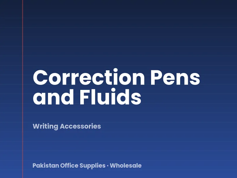 Correction Pens and Fluids
