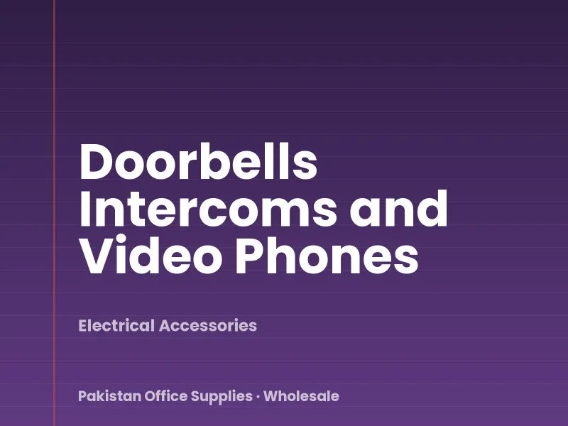 Doorbells Intercoms and Video Phones
