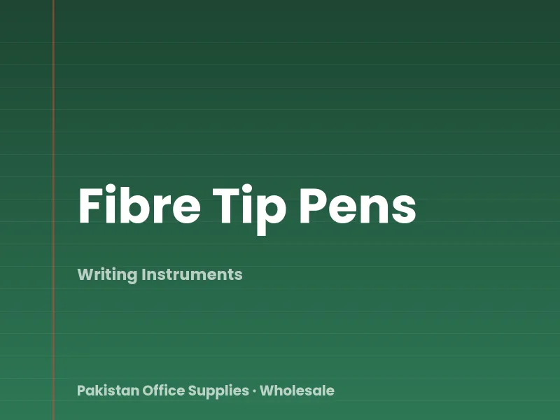 Fibre Tip Pens