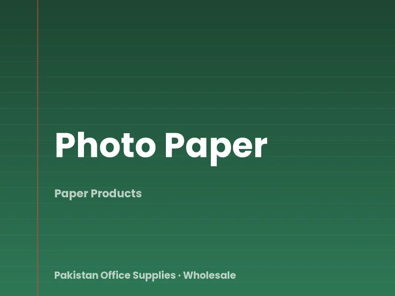 Photo Paper