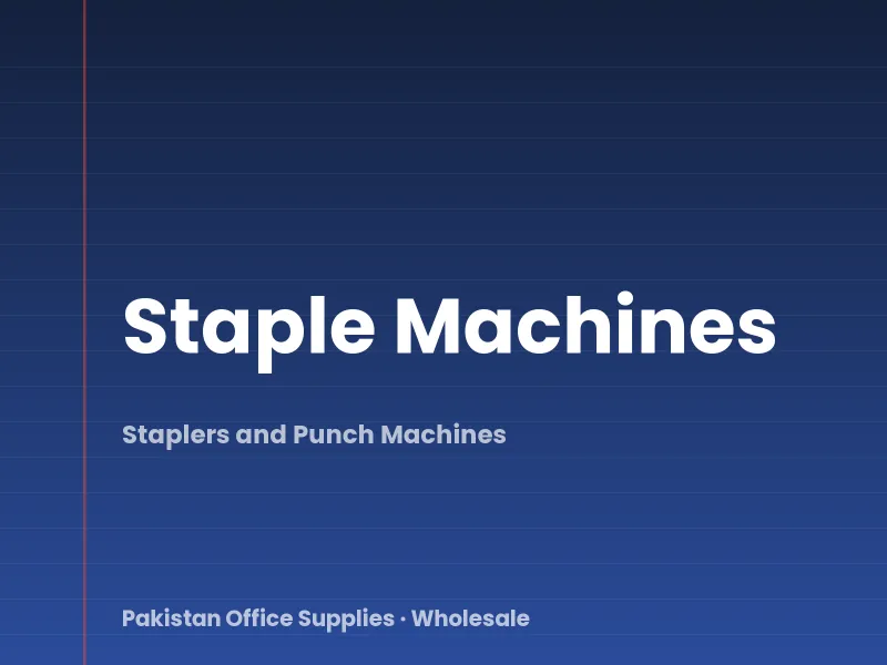 Staple Machines