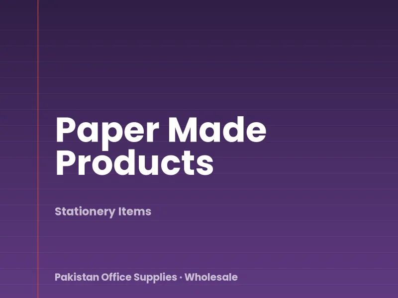 Paper Made Products