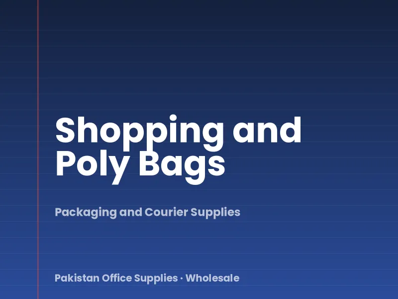 Shopping and Poly Bags