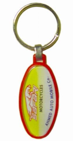 Buy Oval Keychain Green, Plastic Keychains, Promotional Items, Gifts And Giveaways Products in