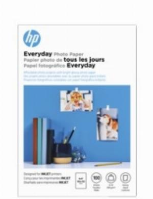 HP EVERYDAY PHOTO PAPER IDEAL FOR ALL INKJET PRINTERS GLOSSY SURFACE FINISH 4X6 IN Photo Paper  Paper Products Stationery Items