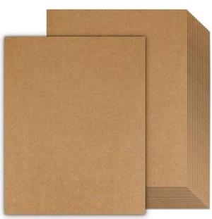 100 SHEETS KRAFT PAPER BROWN CARDSTOCK  Paper Card  Paper Made Products Stationery Items