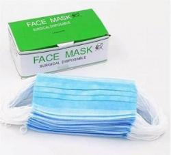 Buy 3 Ply Surgical Disposable Face Mask Box Of 50, Protective Masks, Mask Gloves And Ppe Kits, Health And Hygiene at Best Discount Sale Price in