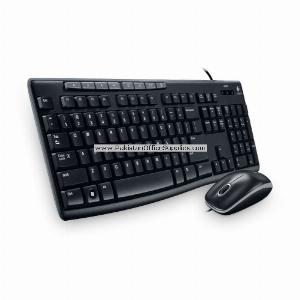 LOGITECH MK200 - USB KEYBOARD MOUSE SET Keyboard And Mouse Sets  Computer Accessories Computer Equipment