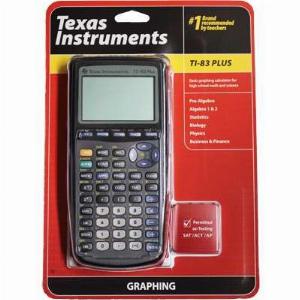 TEXAS INSTRUMENTS TI-83 GRAPHING CALCULATOR Calculators  Calculators And Dictionaries Stationery Items