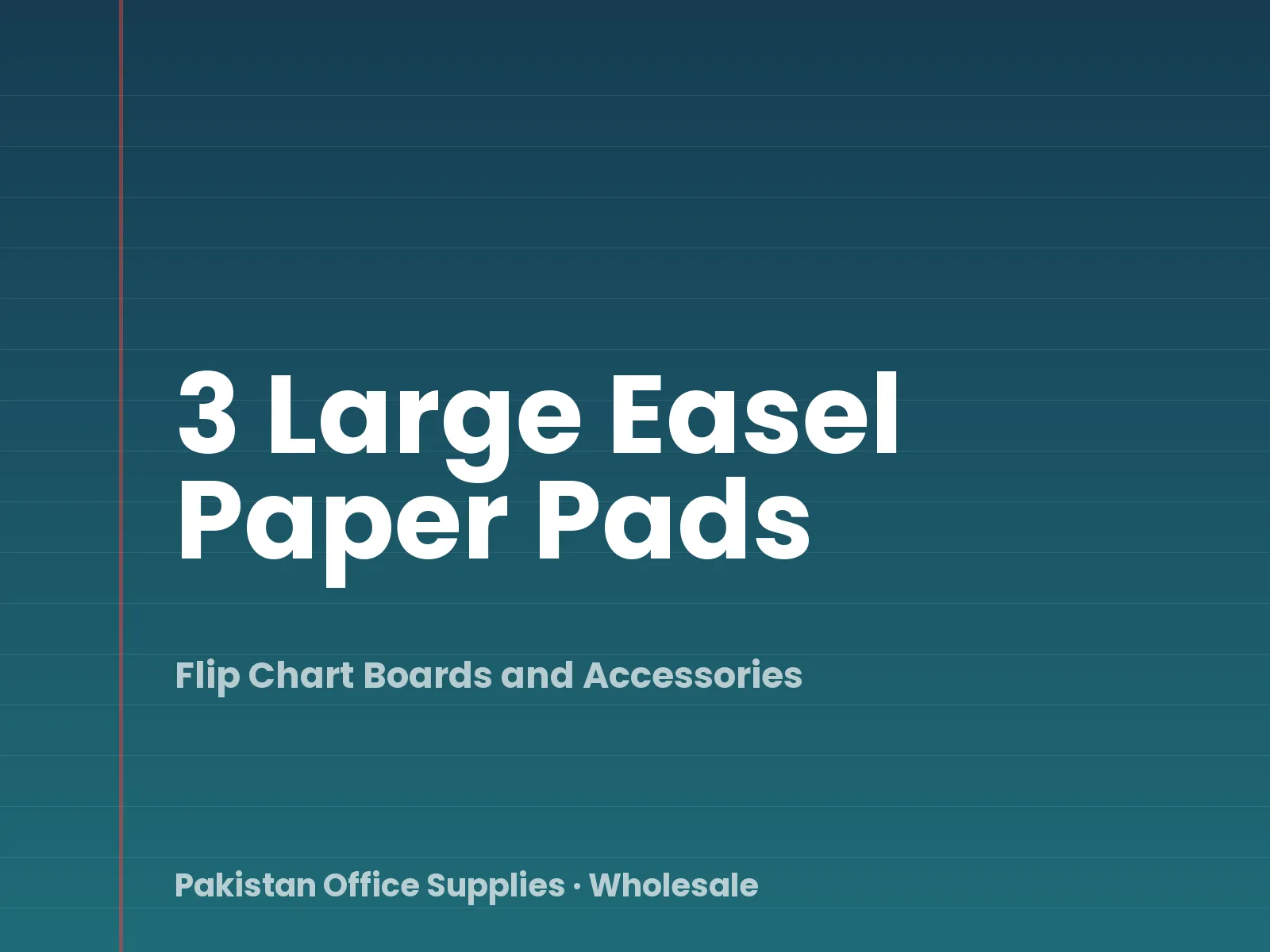 3 Large Easel Paper Pads