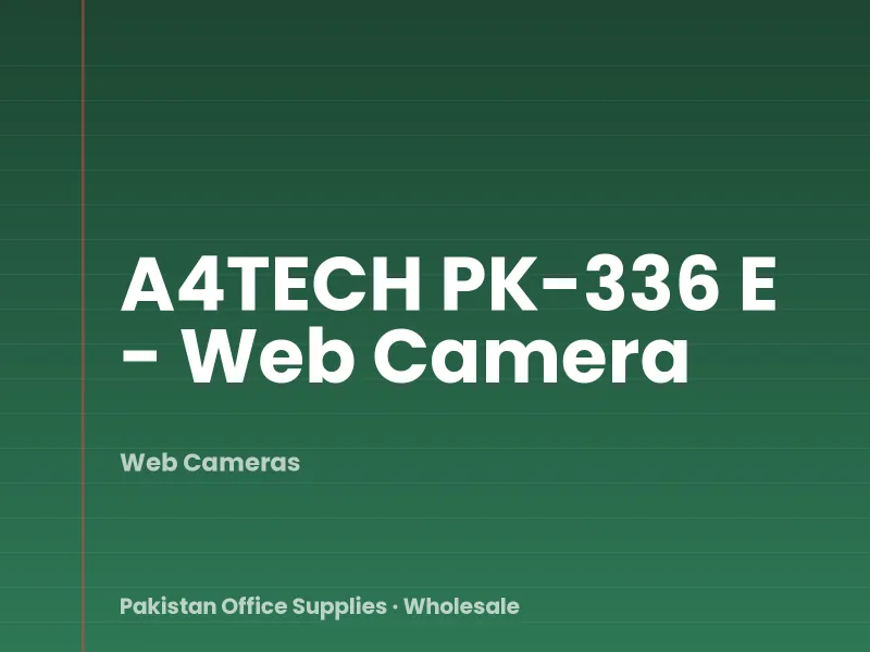 A4TECH PK-336 E - Web Camera