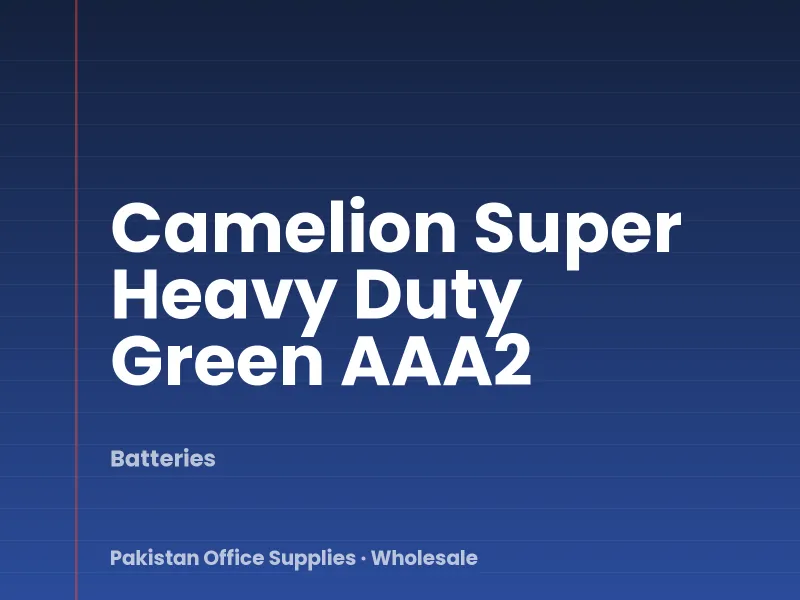 Camelion Super Heavy Duty Green AAA2