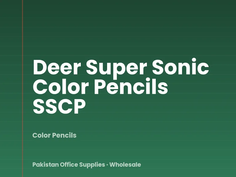 Deer Super Sonic Color Pencils SSCP