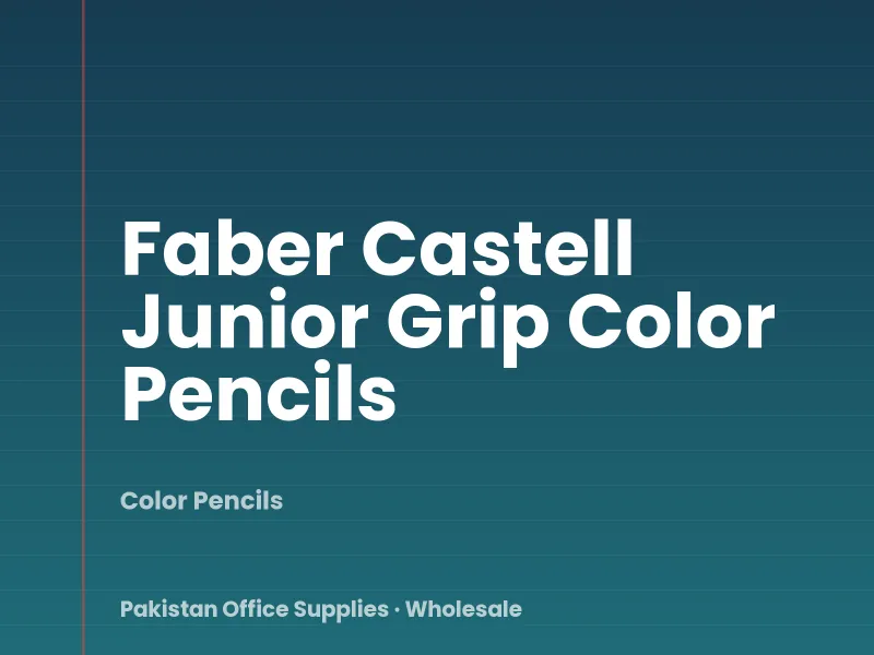 Faber Castell Junior Grip Color Pencils
