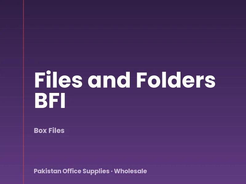 Files and Folders BFI