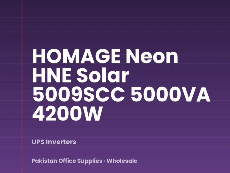 HOMAGE Neon HNE Solar 5009SCC 5000VA 4200W