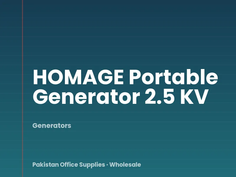 HOMAGE Portable Generator 2.5 KV