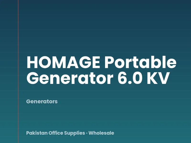 HOMAGE Portable Generator 6.0 KV