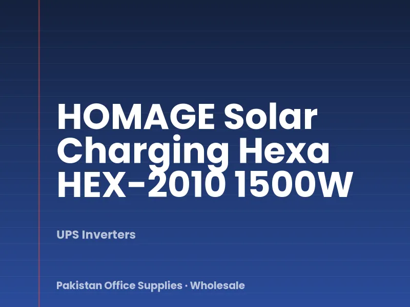 HOMAGE Solar Charging Hexa HEX-2010 1500W