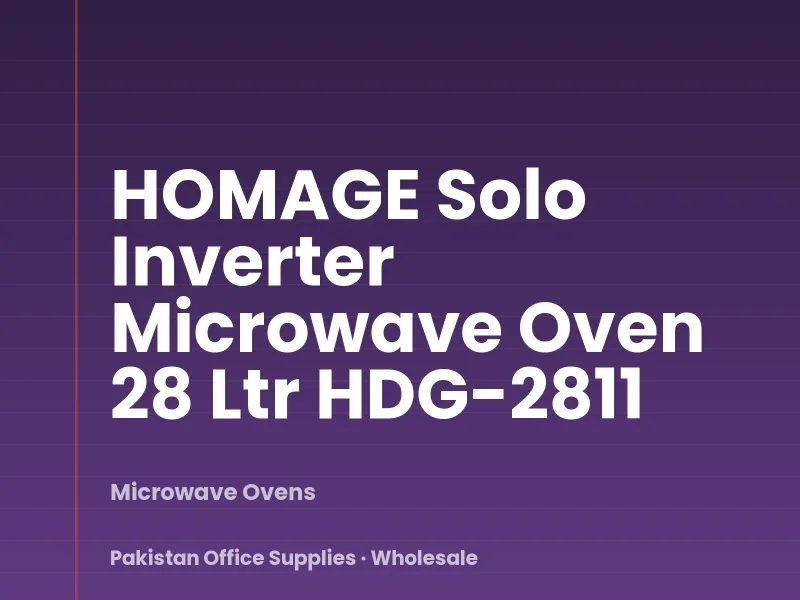 HOMAGE Solo Inverter Microwave Oven 28 Ltr HDG-2811