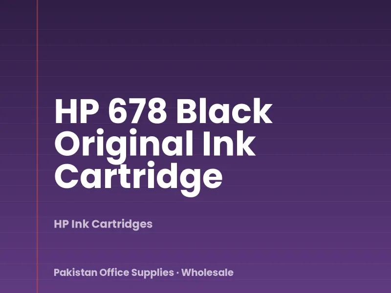 HP 678 Black Original Ink Cartridge