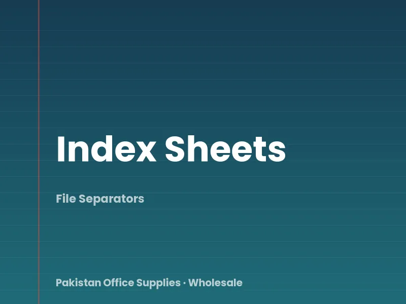 Index Sheets