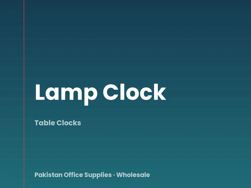 Lamp Clock