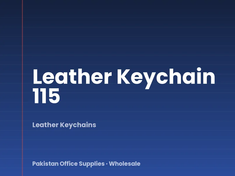 Leather Keychain 115