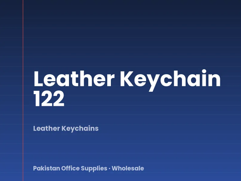 Leather Keychain 122