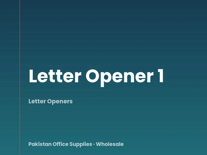 Letter Opener 1