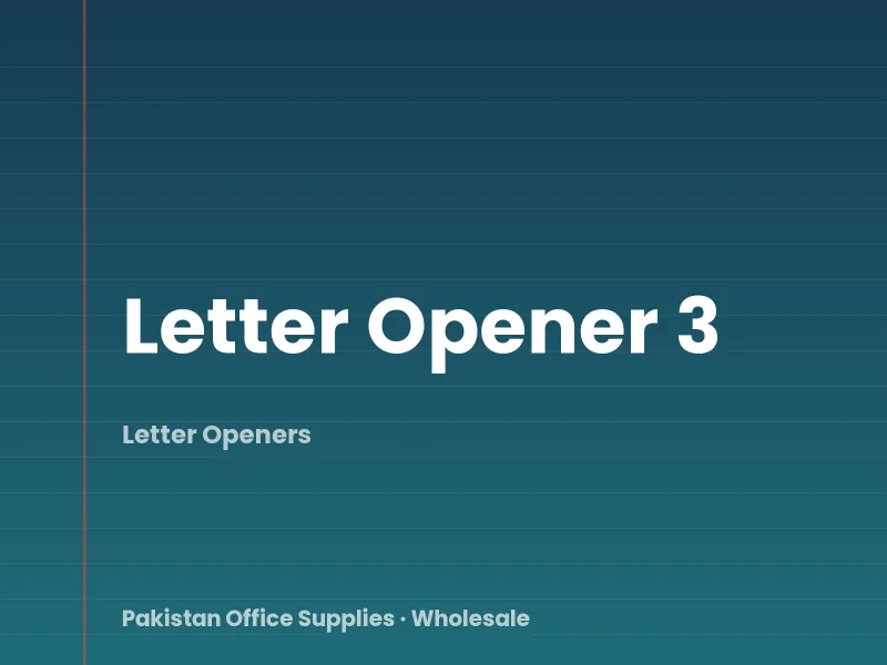 Letter Opener 3
