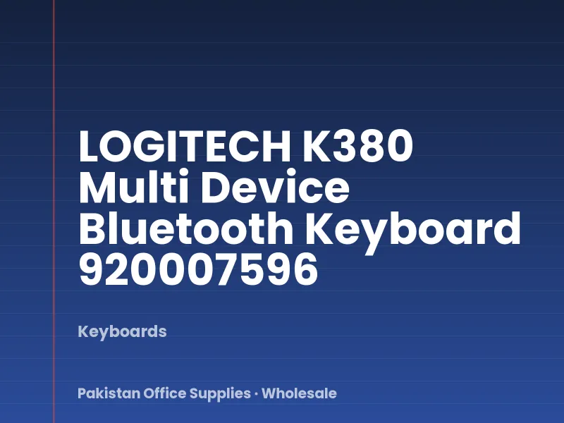 LOGITECH K380 Multi Device Bluetooth Keyboard 920007596