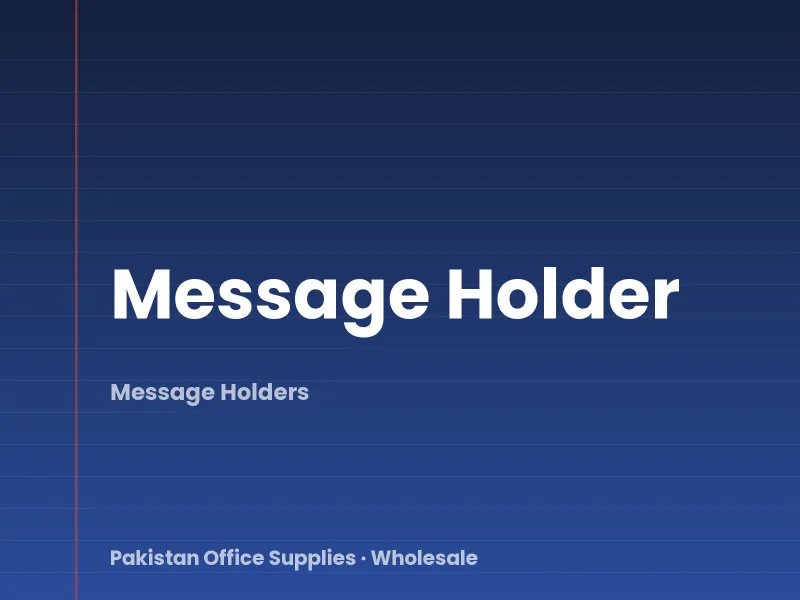 Message Holder