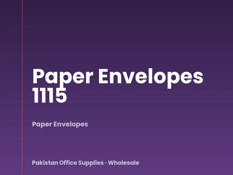 Paper Envelopes 1115
