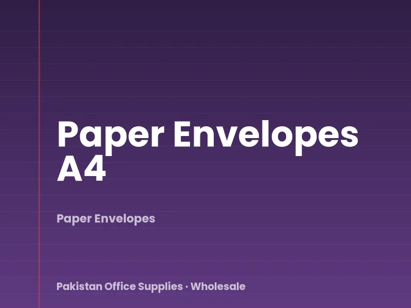 Paper Envelopes A4
