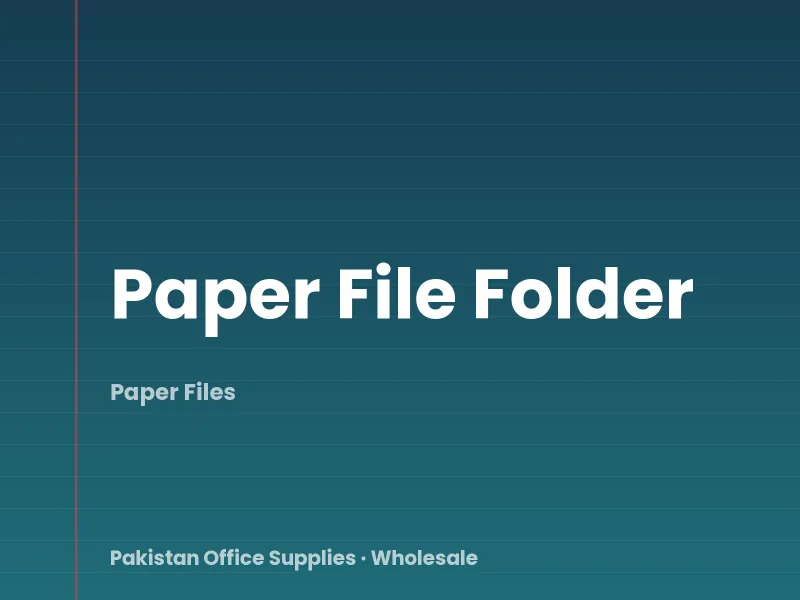 Paper File Folder