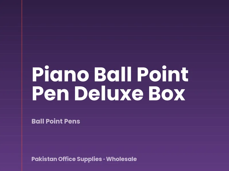 Piano Ball Point Pen Deluxe Box