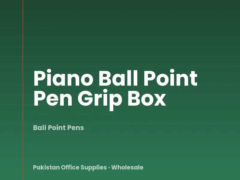 Piano Ball Point Pen Grip Box