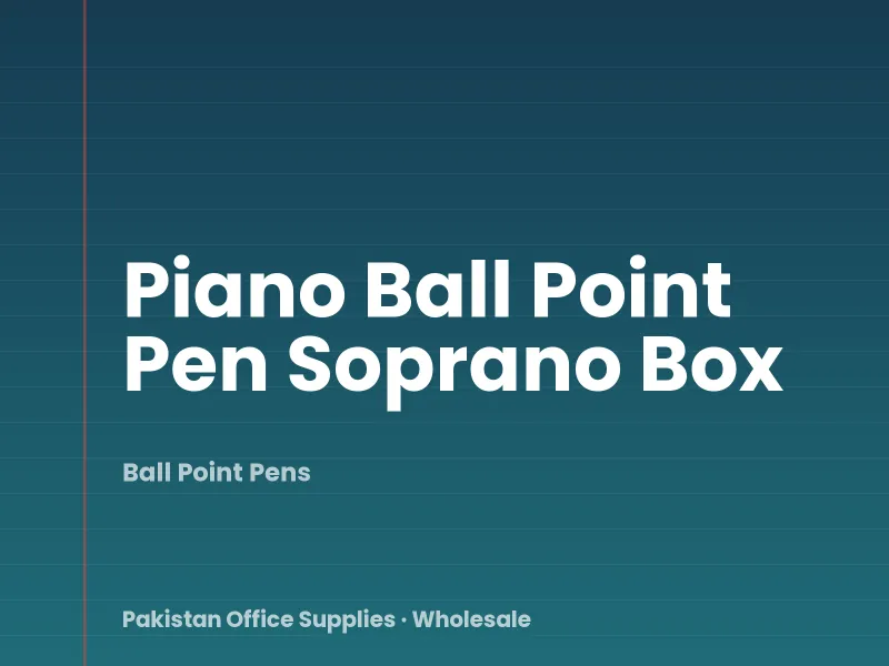 Piano Ball Point Pen Soprano Box