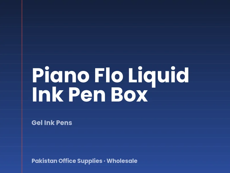 Piano Flo Liquid Ink Pen Box