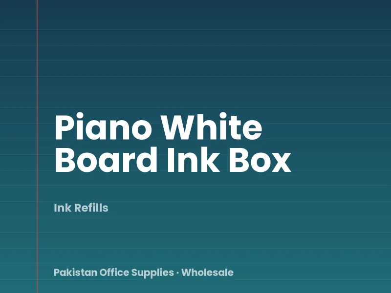 Piano White Board Ink Box