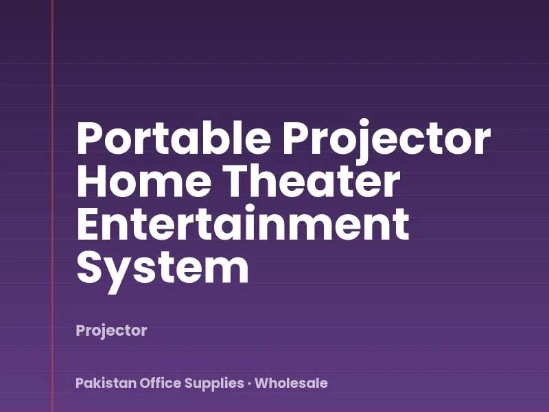 Portable Projector Home Theater Entertainment System
