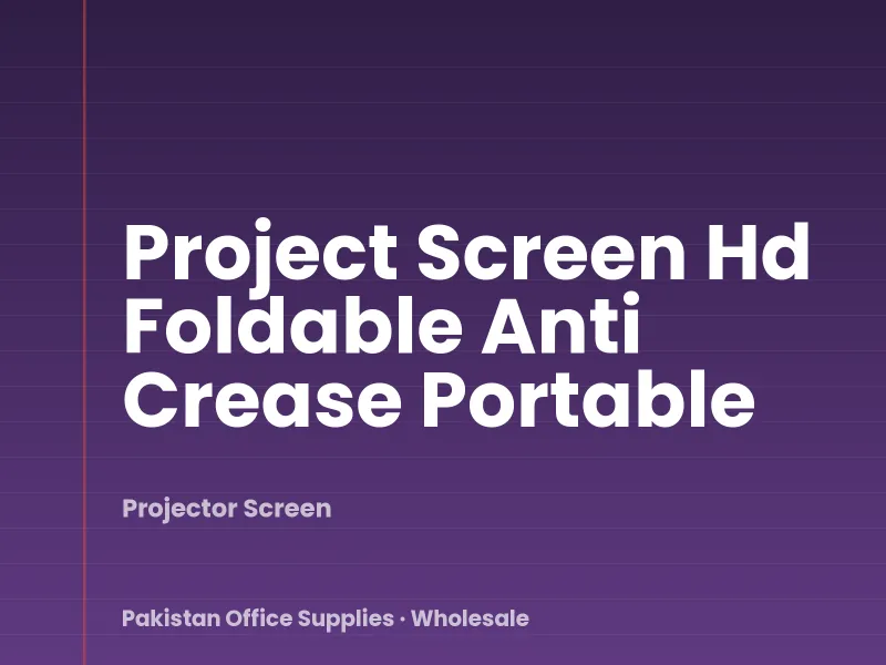 Project Screen Hd Foldable Anti Crease Portable