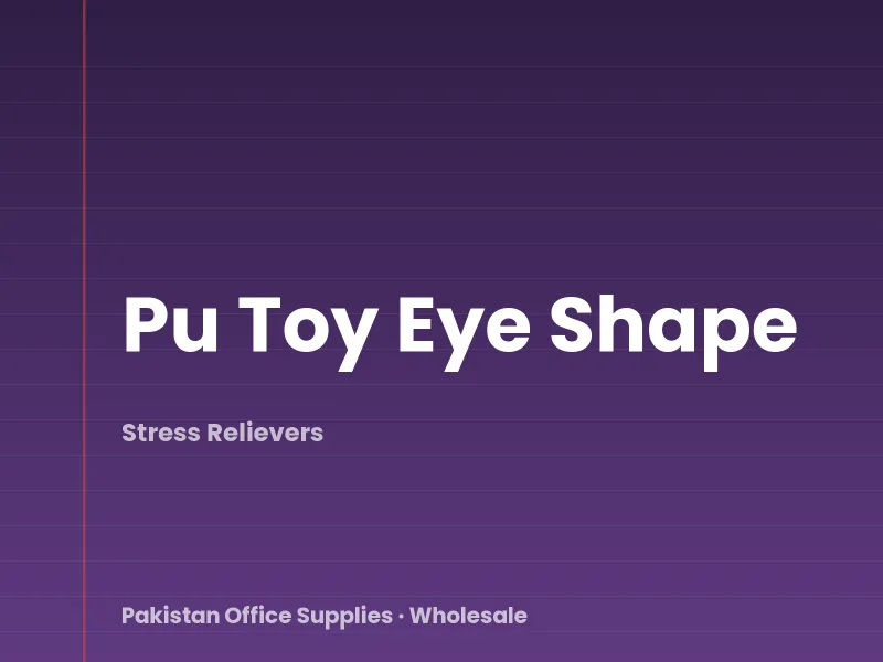 Pu Toy Eye Shape