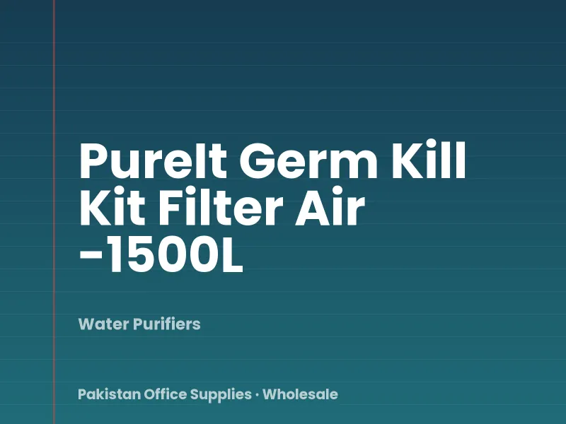 PureIt Germ Kill Kit Filter Air -1500L