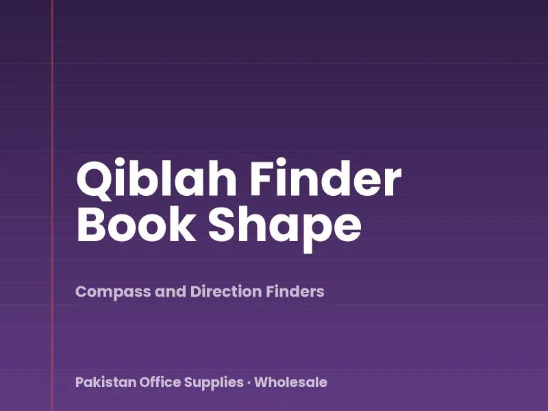 Qiblah Finder Book Shape