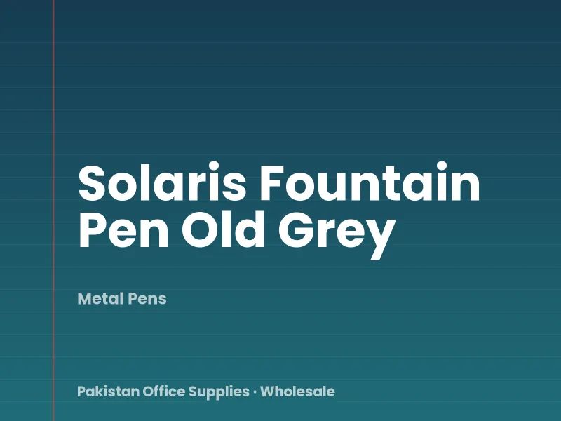 Solaris Fountain Pen Old Grey