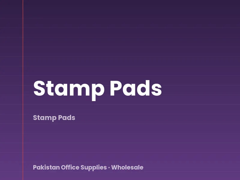 Stamp Pads