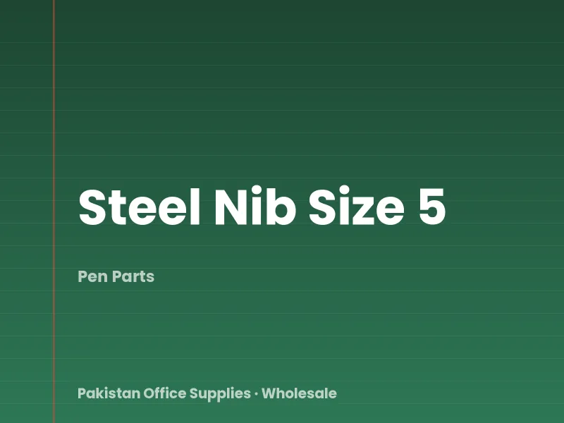 Steel Nib Size 5